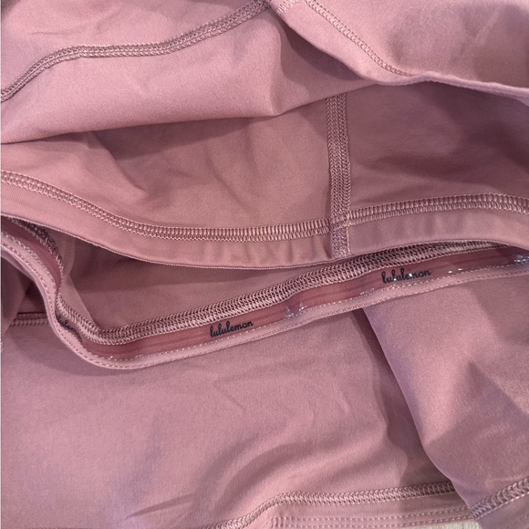 Lululemon Pace Rival Mid-Rise Skirt Size 6 Pockets Pink Taupe, Run Golf Tennis - Picture 6 of 15
